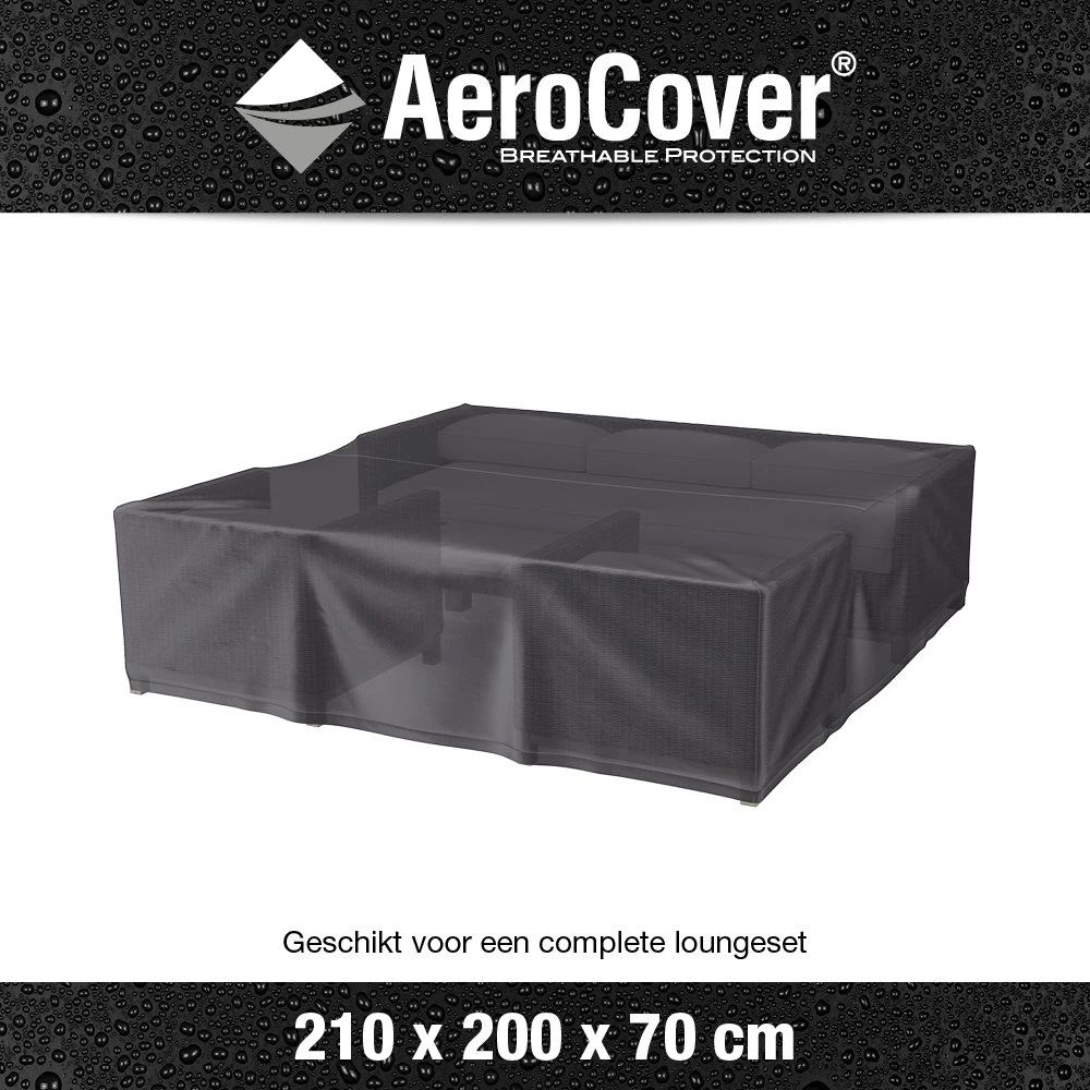 AeroCover Loungesethoes 210 X 200 X 70 Cm 5 AeroCover Loungesethoes 210 X 200 X 70 Cm - Afbeelding 3