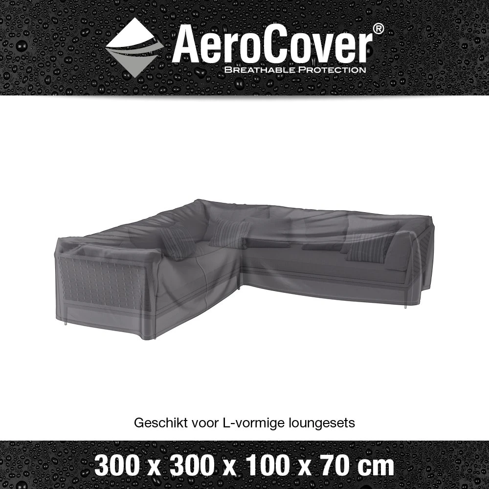 AeroCover Loungesethoes Hoekset 300 X 300 X 70 Cm 5 AeroCover Loungesethoes Hoekset 300 X 300 X 70 Cm - Afbeelding 3