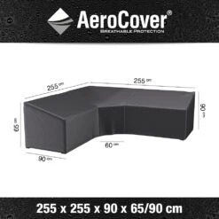 AeroCover Loungesethoes Hoekset Trapeze 255 X 255 X 65/90 Cm -Buitentuin aerocover loungesethoes hoekset trapeze 255 x 255 x 65 90 cm 1000x1000 621e0da2d5127 l