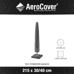 AeroCover Parasolhoes H 215 X 30/40 Cm 8 AeroCover Parasolhoes H 215 X 30/40 Cm -Buitentuin aerocover parasolhoes antraciet h215x30 40cm 1000x1000 621e0db9854e1 l