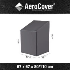AeroCover Stapelstoelhoes/Gasveerstoelhoes 67 X 67 X 80/110 Cm -Buitentuin aerocover stapelstoel gasveerstoelhoes antraciet 67x67xh80 1 1000x1000 621e0dbcbb73f l