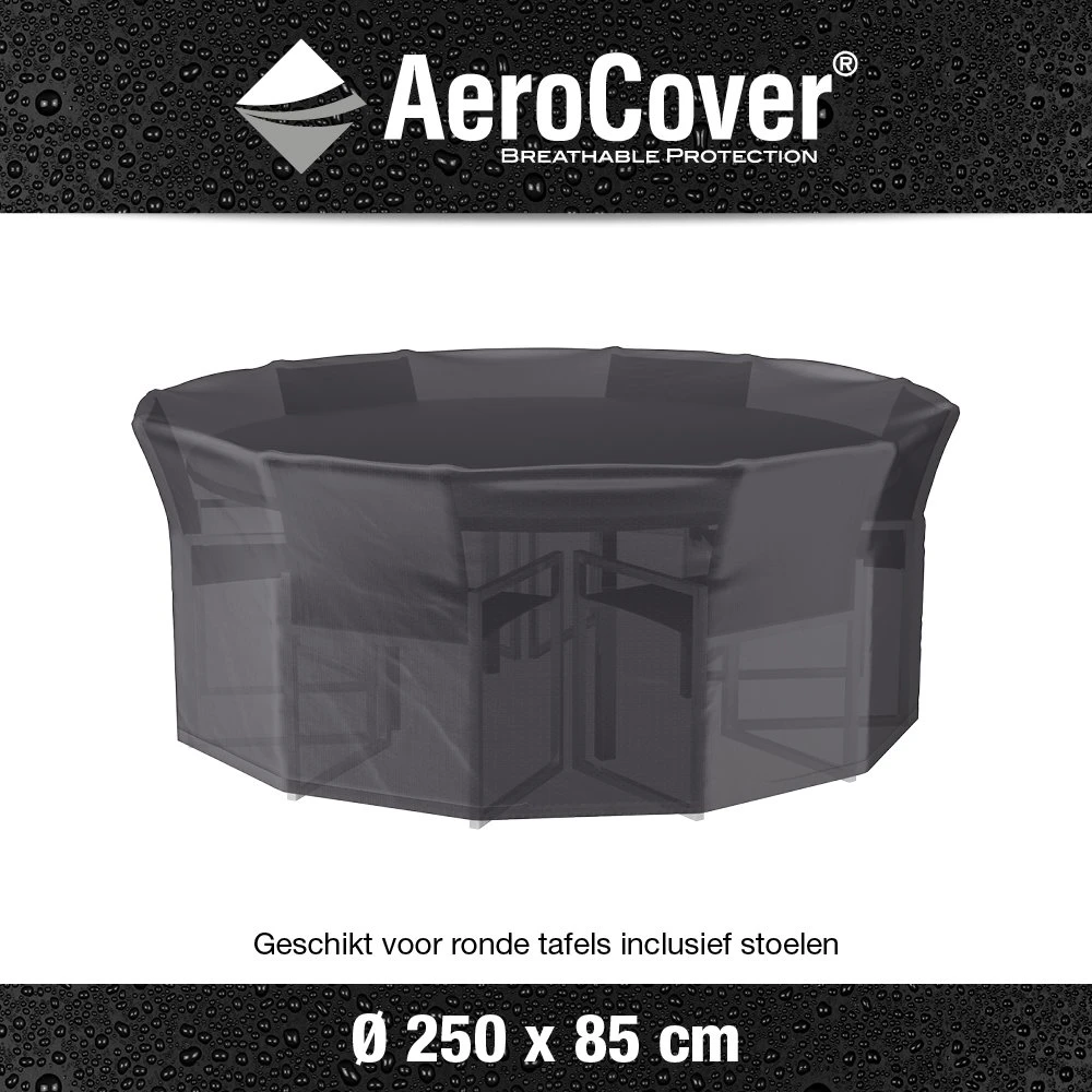 AeroCover Tuinsethoes Ø 250 X H 85 Cm 5 AeroCover Tuinsethoes Ø 250 X H 85 Cm - Afbeelding 3