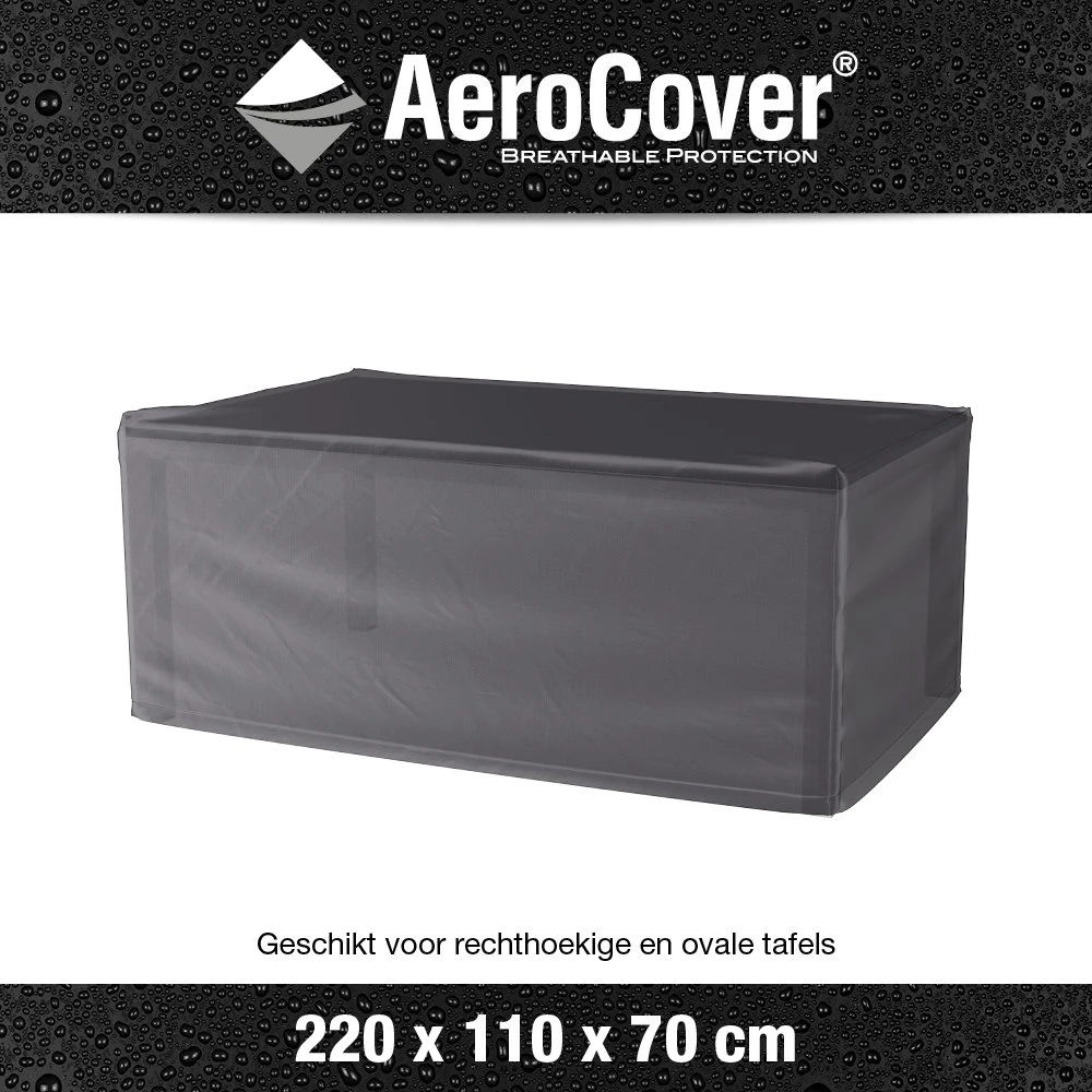 AeroCover Tuintafelhoes 220 X 110 X 70 Cm 5 AeroCover Tuintafelhoes 220 X 110 X 70 Cm - Afbeelding 3