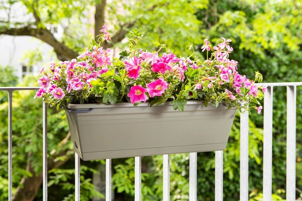 Balkonbak Chill Trough Set Olive Green - 50 X 19,5 X 20 Cm 4 Balkonbak Chill Trough Set Olive Green - 50 X 19,5 X 20 Cm - Afbeelding 2