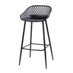 Barstoel WEBBING Zwart