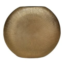 Bloemenvaas Brass Antique - 33 X 9 X 37 Cm