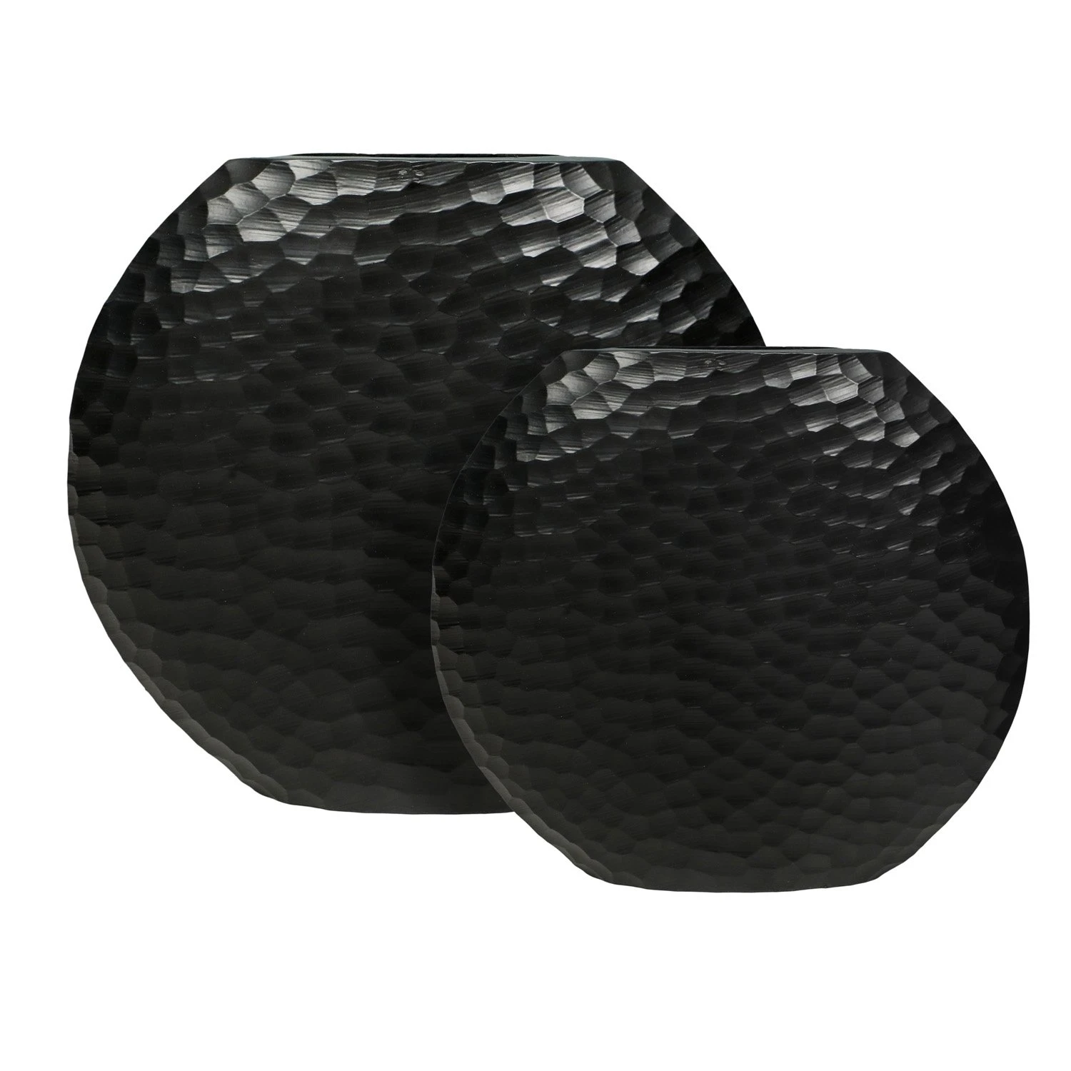 Bloemenvaas Matt Black - 23 X 7 X 25,5 Cm 4 Bloemenvaas Matt Black - 23 X 7 X 25,5 Cm - Afbeelding 2