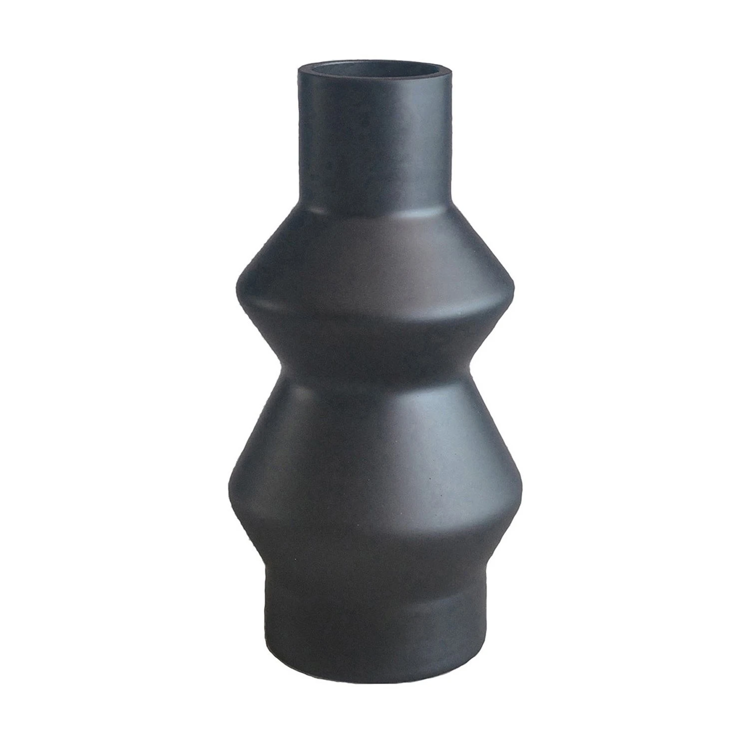 Bloemenvaas Matt Black Handgeblazen - H 26,5 X D 13,5 Cm 3 Bloemenvaas Matt Black Handgeblazen - H 26,5 X D 13,5 Cm