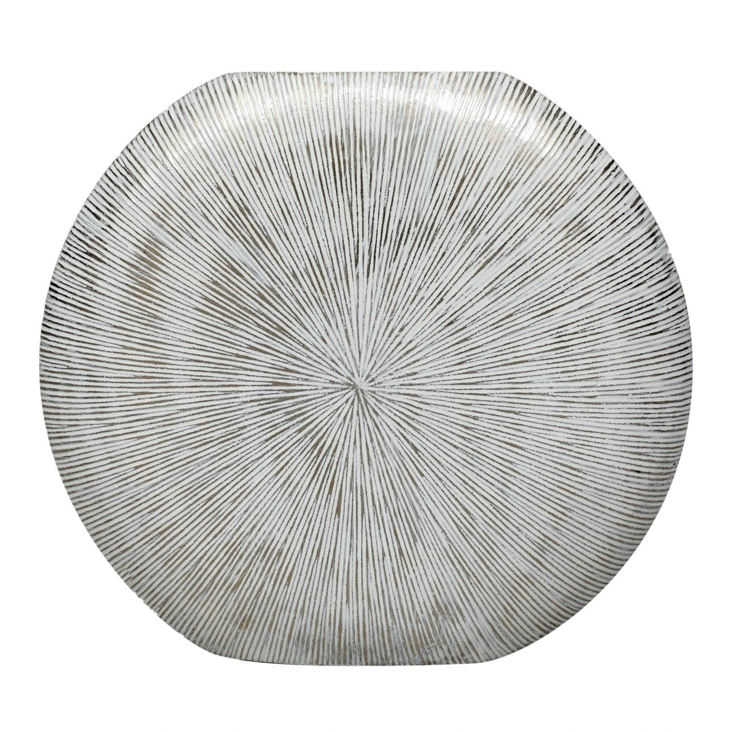 Bloemenvaas White Gold - 33 X 9 X 37 Cm 3 Bloemenvaas White Gold - 33 X 9 X 37 Cm