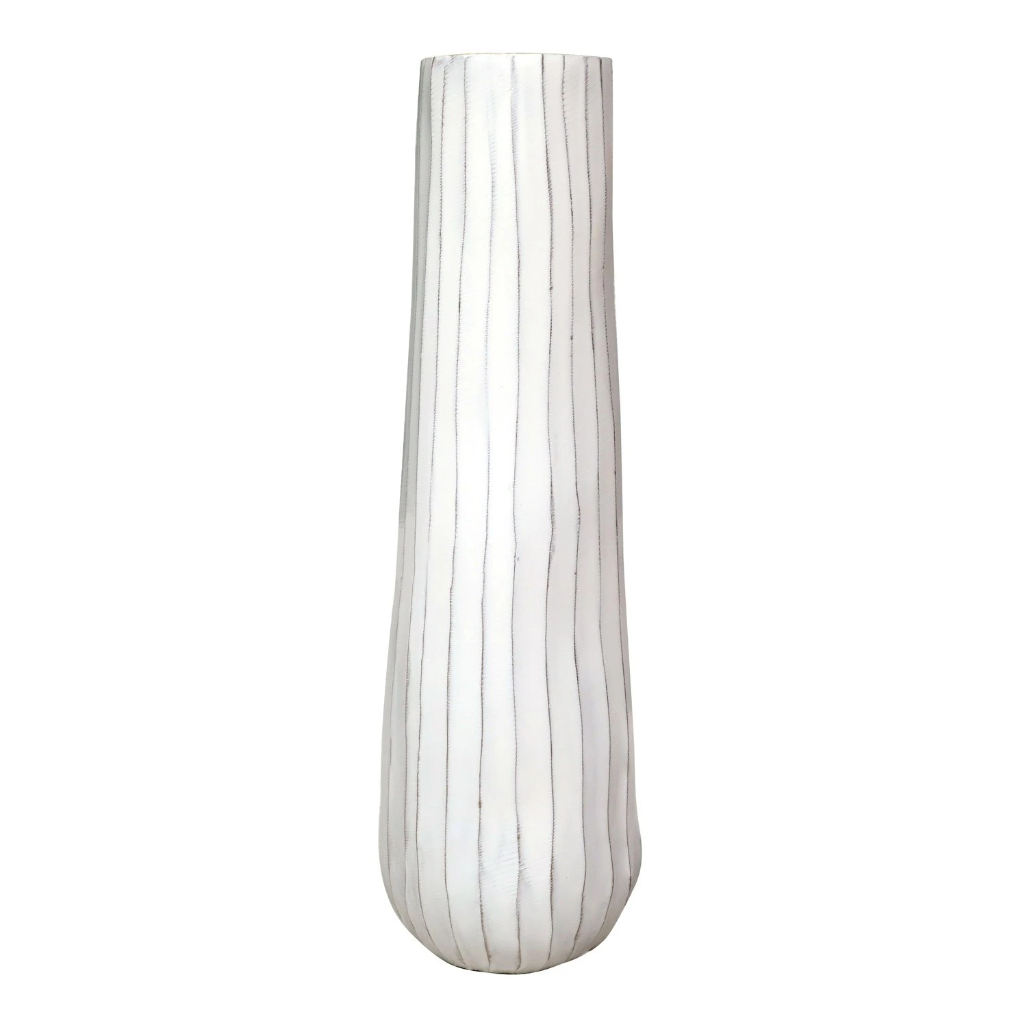 Bloemenvaas White Gold - H 57 X D 18 Cm 3 Bloemenvaas White Gold - H 57 X D 18 Cm