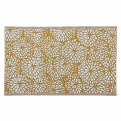 Buitenkleed Flower Geel/Groen - 120 X 180 Cm