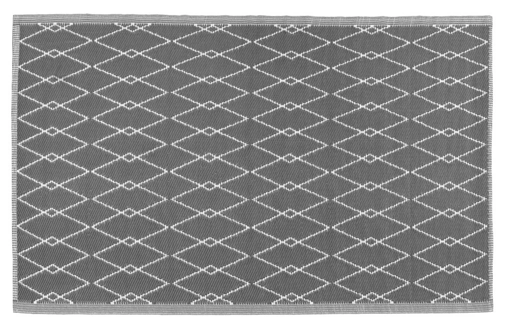Buitenkleed MESH Dark Grey / White - 180 X 120 Cm 3 Buitenkleed MESH Dark Grey / White - 180 X 120 Cm