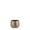 Clemente Pot Rond Goud - H15,5xd19,5cm -Buitentuin clemente pot rond goud h15 5xd19 5cm 500x500 61dee06c621dc l