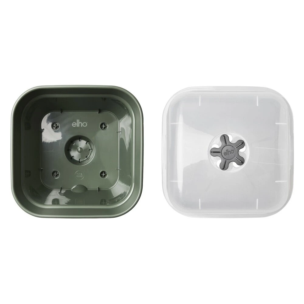 Elho Green Basics Kweekpot Vierk. Allin1 35 Cm Groen 6 Elho Green Basics Kweekpot Vierk. Allin1 35 Cm Groen - Afbeelding 4