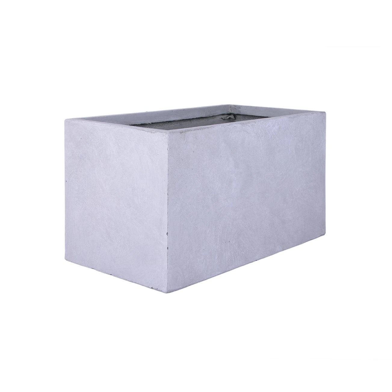 Fibre Clay Bak Rechthoek 60x30x30 - Lichtgrijs 4 Fibre Clay Bak Rechthoek 60x30x30 - Lichtgrijs - Afbeelding 2