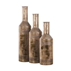 Fles Metaal White Gold - H 68 X D 18 Cm -Buitentuin fles metaal white gold h 68 x d 18 cm 1000x1000 61a5f112dabe2 l