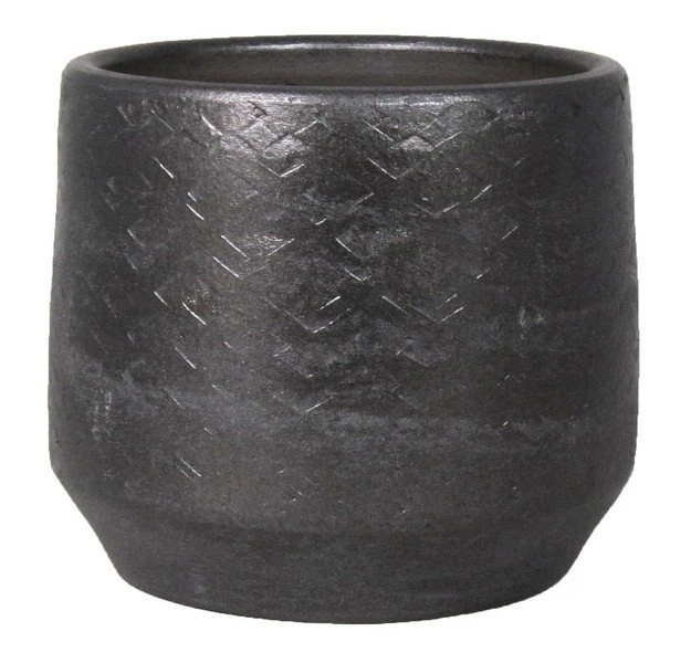 Floran Pot Noor D36/39 H36cm Industrieel Zwart 3 Floran Pot Noor D36/39 H36cm Industrieel Zwart