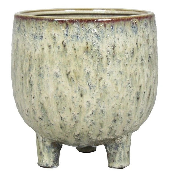 Floran Pot Op Voet Sierra D18.5 H18.2cm Creme Es/15 3 Floran Pot Op Voet Sierra D18.5 H18.2cm Creme Es/15