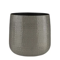 Floyd Pot Rond Grijs - H30xd32cm