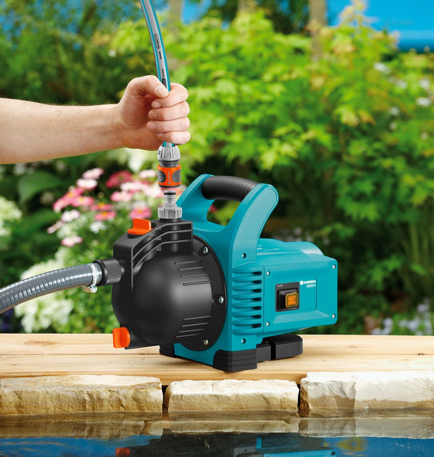 GARDENA Classic Besproeiingspomp 3000/4 Set 4 GARDENA Classic Besproeiingspomp 3000/4 Set - Afbeelding 2