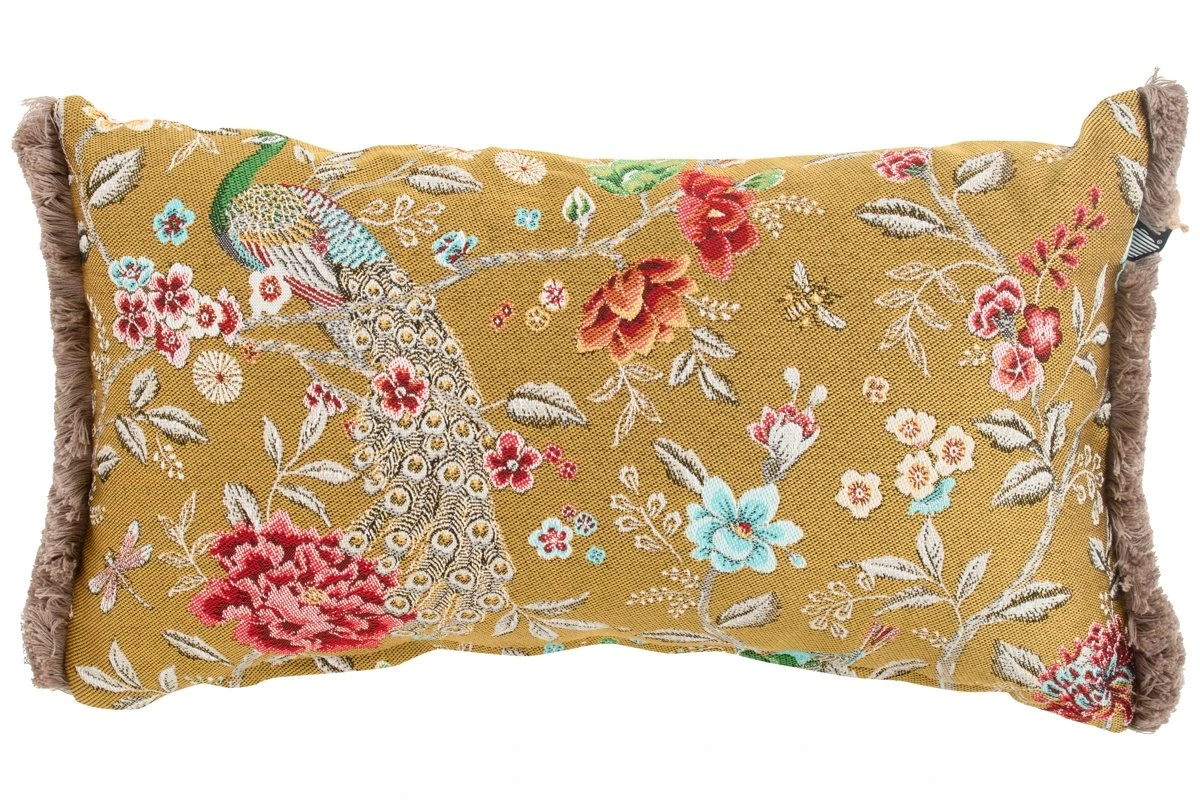 Hartman Pavonne Yellow Lendekussen 50x30x14 3 Hartman Pavonne Yellow Lendekussen 50x30x14