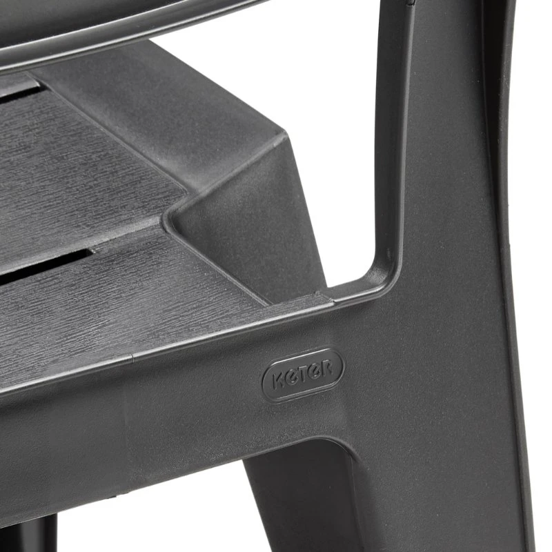 Keter Julie Tuinstoel Grafiet 8 Keter Julie Tuinstoel Grafiet - Afbeelding 6