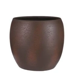 Lester Pot Rond Roest Stone - H35xd38cm