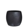 Lester Pot Rond Zwart Stone - H22xd24cm -Buitentuin lester pot rond zwart stone h22xd24cm 500x500 61dee082360d9 l