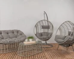 London Hang-ei Wicker Grijs - 129 X 105 X 186 Cm -Buitentuin london hang ei wicker grijs 129 x 105 x 186 cm 1181x945 623468a4a14c2 l