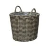 Mand Wicker Camille Grijs - Ø 28 X H 21 Cm -Buitentuin mand wicker camille grijs 28 x h 21 cm 998x1000 6241717520764 l