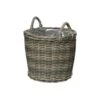Mand Wicker Camille Grijs - Ø 34 X H 24 Cm -Buitentuin mand wicker camille grijs 34 x h 24 cm 998x1000 62417174416c5 l