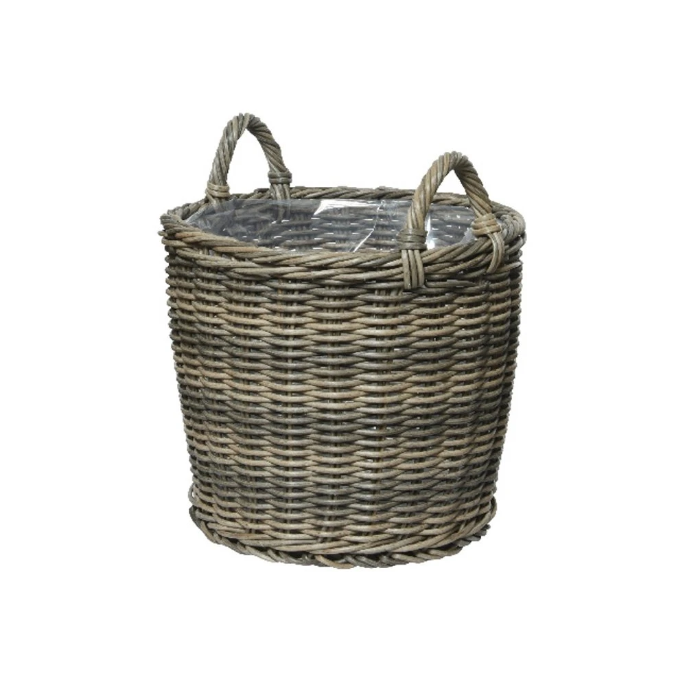 Mand Wicker Camille Grijs - Ø 34 X H 24 Cm 3 Mand Wicker Camille Grijs - Ø 34 X H 24 Cm