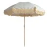 Middenstokparasol IBIZA Spotted White - Ø 180 X 200 Cm -Buitentuin middenstokparasol ibiza spotted white 180 x 200 cm 1000x1000 624a9a13a776b l