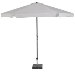 Platinum Middenstokparasol Antigua Volant Ø 300 Cm Lichtgrijs