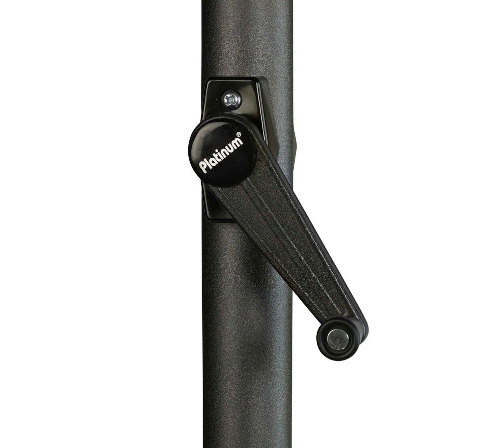 Platinum Middenstokparasol Antigua Volant Ø 300 Cm Wit 4 Platinum Middenstokparasol Antigua Volant Ø 300 Cm Wit - Afbeelding 2