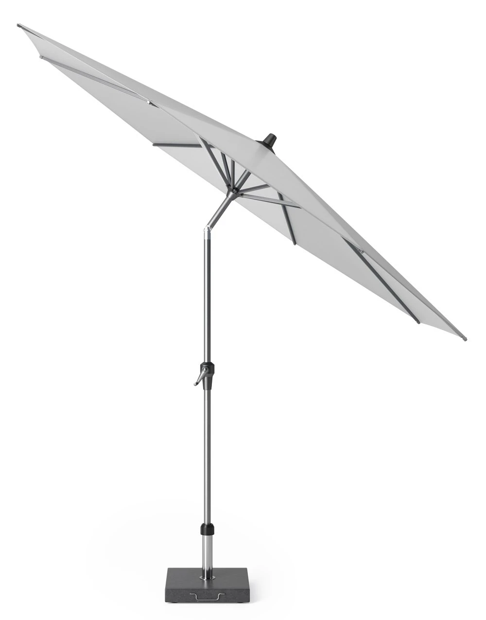 Platinum Middenstokparasol Riva Ø 300 Cm Lichtgrijs 4 Platinum Middenstokparasol Riva Ø 300 Cm Lichtgrijs - Afbeelding 2