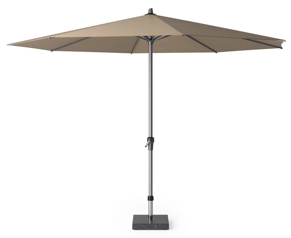 Platinum Middenstokparasol Riva Ø 350 Cm Taupe 3 Platinum Middenstokparasol Riva Ø 350 Cm Taupe