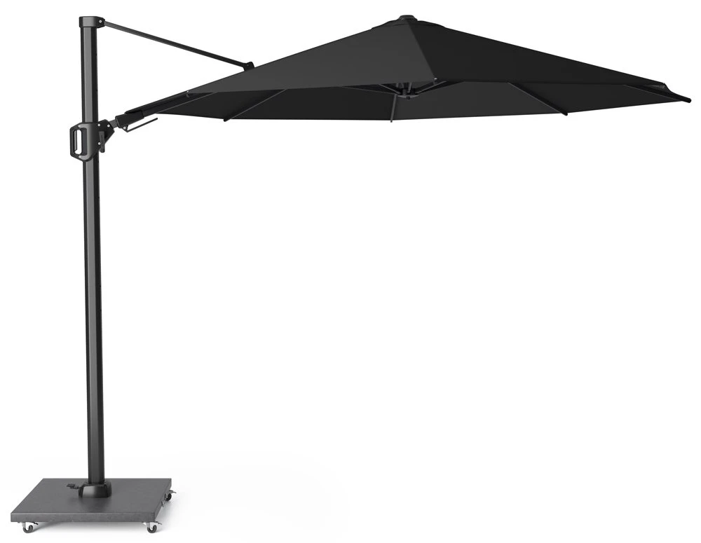 Platinum Zweefparasol Challenger T² Ø 350 Cm Zwart 3 Platinum Zweefparasol Challenger T² Ø 350 Cm Zwart