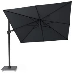 Platinum Zweefparasol Challenger T² Premium 300 X 300 Cm Jet Black -Buitentuin platinum zweefparasol challenger t premium 300 x 300 cm jet 1000x995 6218e74decb5d l