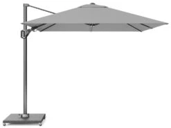 Platinum Zweefparasol Voyager Tยฒ 270 X 270 Cm Lichtgrijs