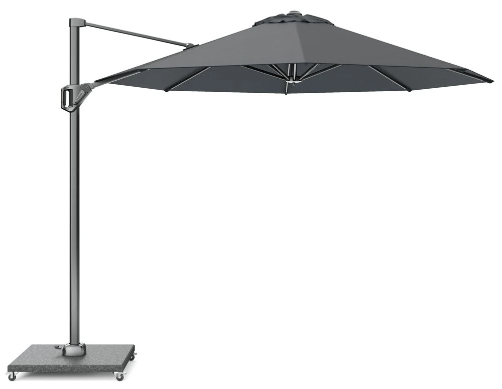 Platinum Zweefparasol Voyager T¹ Ø 300 Cm Antraciet 3 Platinum Zweefparasol Voyager T¹ Ø 300 Cm Antraciet