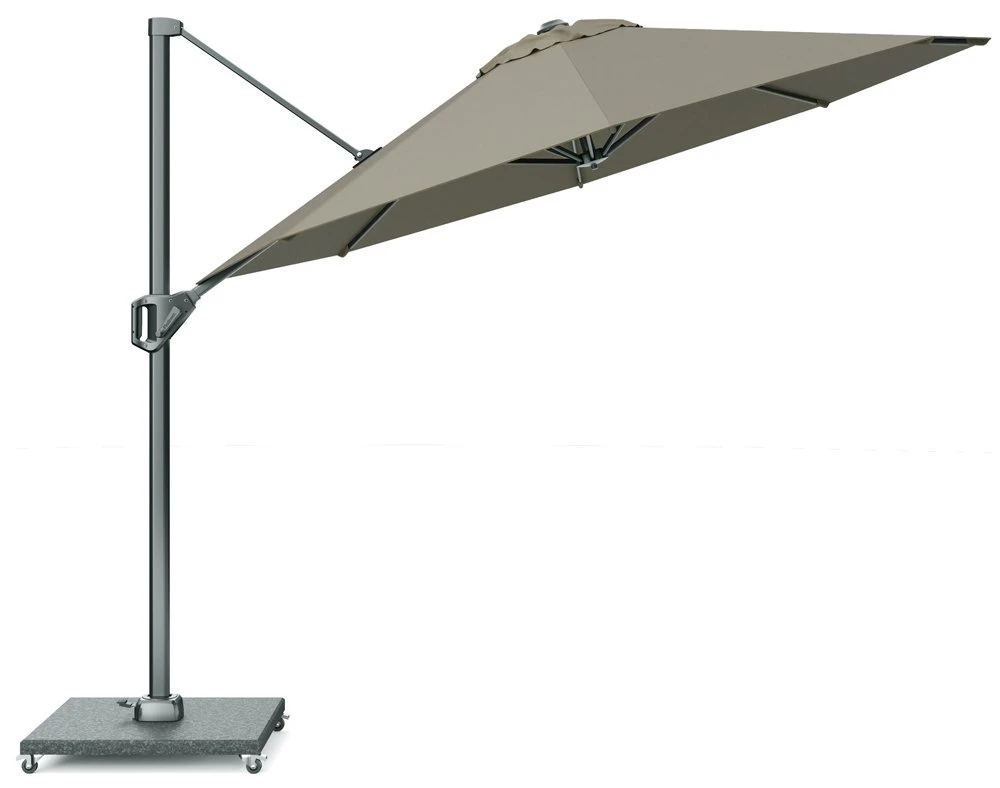 Platinum Zweefparasol Voyager T¹ Ø 300 Cm Taupe 4 Platinum Zweefparasol Voyager T¹ Ø 300 Cm Taupe - Afbeelding 2