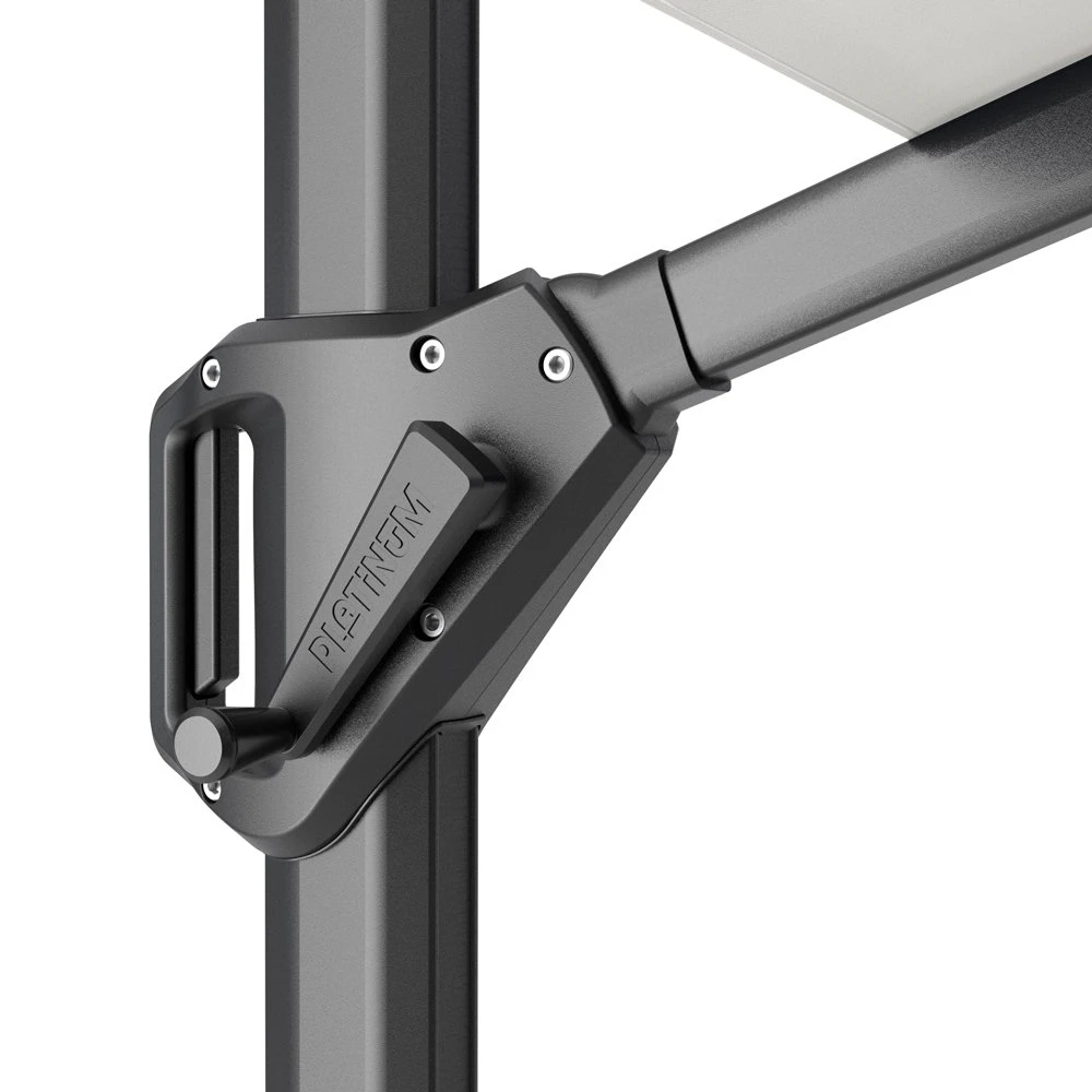 Platinum Zweefparasol Voyager T¹ 300 X 200 Cm Taupe 5 Platinum Zweefparasol Voyager T¹ 300 X 200 Cm Taupe - Afbeelding 3