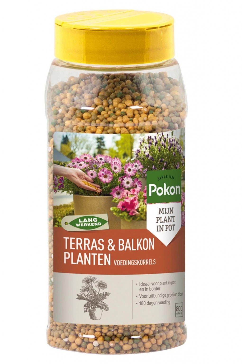 Pokon Terras & Balkon Planten Voedingskorrels 800g 3 Pokon Terras & Balkon Planten Voedingskorrels 800g
