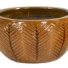 Portly Bowl Fishbone Honey - Ø 40 X H 21,5 Cm -Buitentuin portly bowl fishbone honey 40 x h 21 5 cm 1000x688 6267c5fddc092 l
