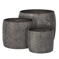 Pot Metaal Antique Grey (Incl. Liner) - Ø 21,5 X H 17 Cm -Buitentuin pot metaal antique grey incl liner 21 5 x h 17 cm 2401x2401 62b4210c63d5c l
