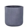 Pot Stripes Grey - D 24 X H 24 Cm -Buitentuin pot stripes grey d 24 x h 24 cm 1632822185 l