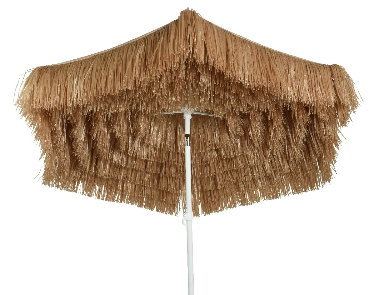Rafia Parasol Natural - Ø 180 X H 210 Cm 5 Rafia Parasol Natural - Ø 180 X H 210 Cm - Afbeelding 3