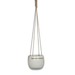 Resa Hangpot Rond Wit - H17xd18,5cm