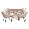 Royal Seasons COCOON Dining Set 4p Naturel -Buitentuin royal seasons cocoon dining set 4p naturel 1500x1500 641b093400f10 l